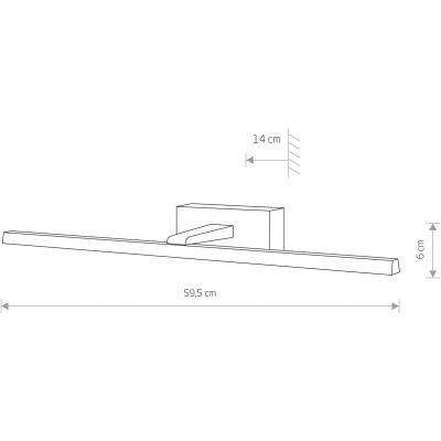Kinkiet 1x13 W czarny 10285 Nowodvorski Lighting Van Gogh