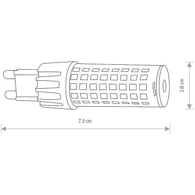 Żarówka LED 1x7 W 3000 K g9 9197 Nowodvorski Lighting
