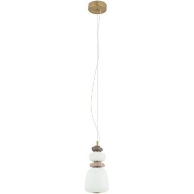 Lampa wisząca 1x12 W szary/popielaty-brązowa 11702 Nowodvorski Lighting Ceramic