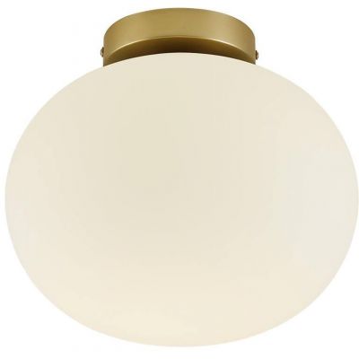 Lampa podsufitowa 1x25 W biała-mosiądz 2010506001 Nordlux Alton