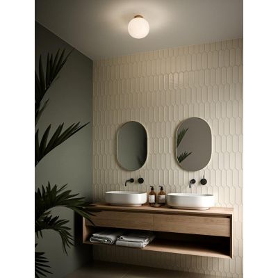 Lampa podsufitowa 1x25 W biała-mosiądz 2010506001 Nordlux Alton