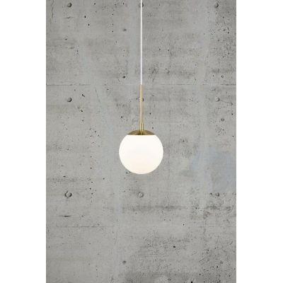 Lampa wisząca 1x25 W biała-złota 2010563035 Nordlux Grant