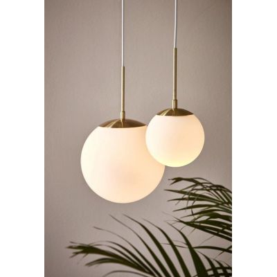 Lampa wisząca 1x25 W biała-złota 2010563035 Nordlux Grant