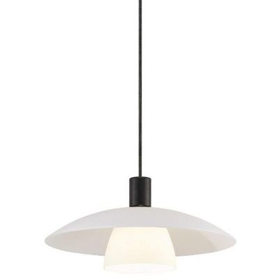 Lampa wisząca 1x40 W biała-czarna 2010863001 Nordlux Verona
