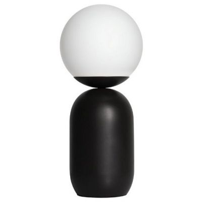Lampa stołowa 1x40 W biała-czarna 2011035003 Nordlux Notti