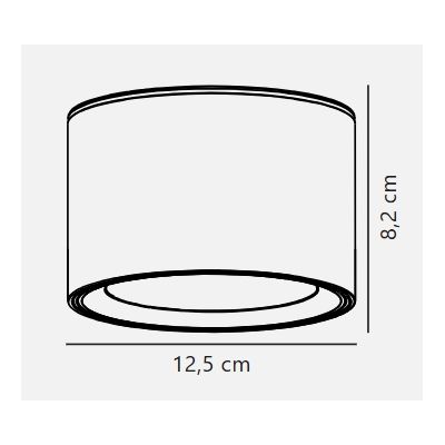Lampa podsufitowa 1x8 W biała 2110840101 Nordlux Landon