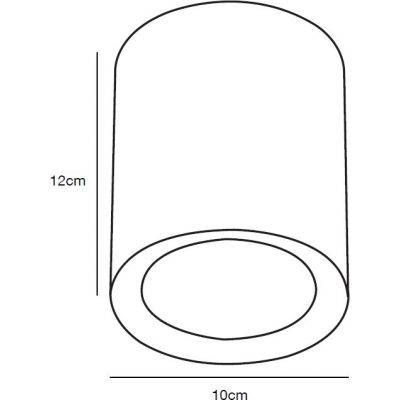 Lampa podsufitowa 1x8 W biały 2110850101 Nordlux Landon