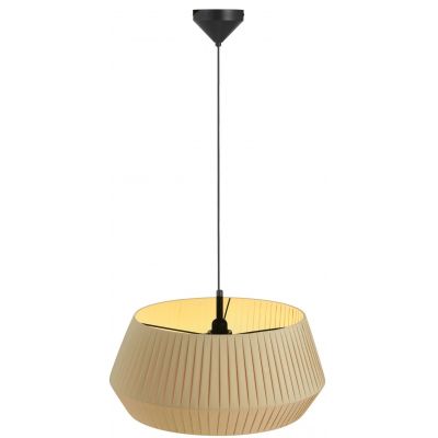 Lampa wisząca 1x60 W czarna-beżowa 2112373009 Nordlux Dicte