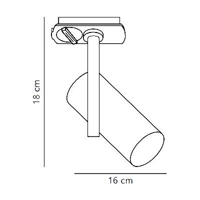 Lampa do szynoprzewodów 1x8 W biały 2510079901 Nordlux Jerome