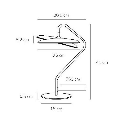 Lampa biurkowa 1x15 W czarna 2520035003 Nordlux Artist