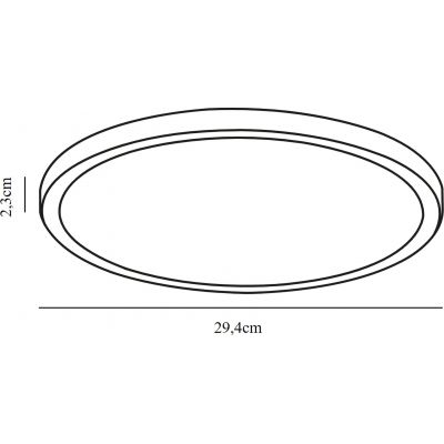 Plafon 1x17 W biały 50046104 Nordlux Oja