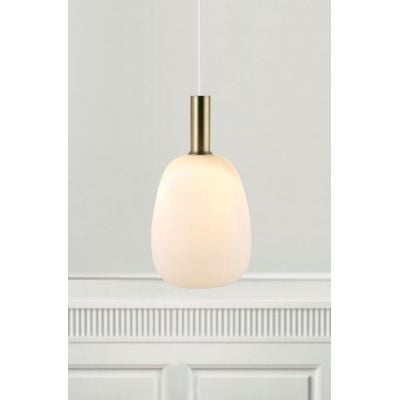 Lampa wisząca 1x60 W biała-złota 47303001 Nordlux Alton