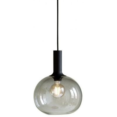 Lampa wisząca 1x60 W czarna-przydymiona-szary/popielaty 47313047 Nordlux Alton