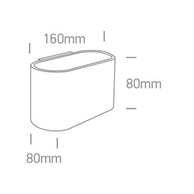 Kinkiet 60056B One Light Glafki