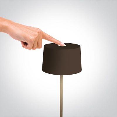 Lampa stołowa 1x3.3 W brązowa 61082ABR One Light Prionia