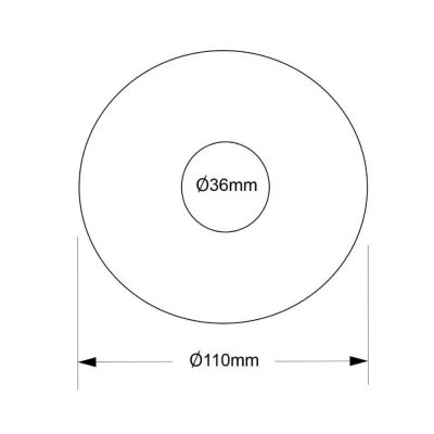 Pierścień redukcyjny Ufo czarny OR81862 Orlicki Design Ufo