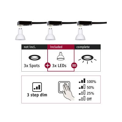 Żarówka LED 3x6.5 W 2700 K gu10 28785 Paulmann Choose