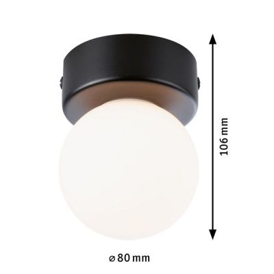 Lampa podsufitowa 1x20 W czarna 71068 Paulmann Gove