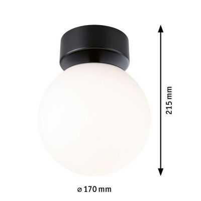 Lampa podsufitowa 1x9 W czarna 71072 Paulmann Gove