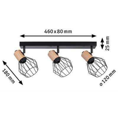 Lampa podsufitowa 66768 Paulmann