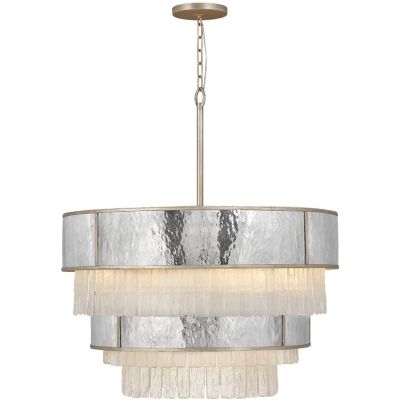 Lampa wisząca x40 W złota-szary/popielaty QNREVERIE12PCPG Quintiesse Reverie
