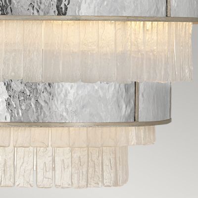 Lampa wisząca x40 W złota-szary/popielaty QNREVERIE12PCPG Quintiesse Reverie