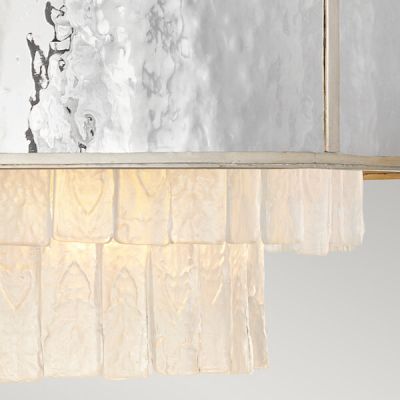 Lampa wisząca x40 W złota-szary/popielaty QNREVERIE8PCPG Quintiesse Reverie