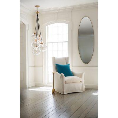 Lampa wisząca 6x60 W mosiądz-przezroczysta QNSKYE6P Quintiesse Skye