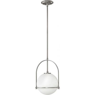 Lampa wisząca 1x60 W mleczna-nikiel QNSOMERSETPOBN Quintiesse Somerset