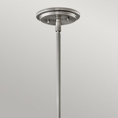 Lampa wisząca 1x60 W mleczna-nikiel QNSOMERSETPOBN Quintiesse Somerset