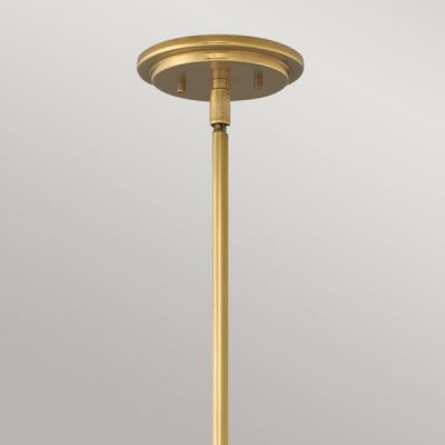 Lampa wisząca 1x60 W mosiądz-mleczna QNSOMERSETPOHB Quintiesse Somerset