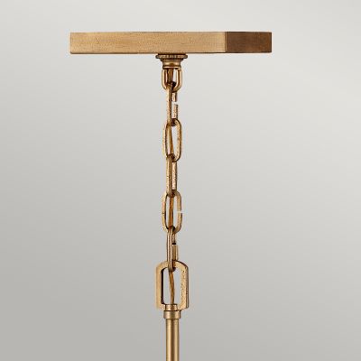 Lampa wisząca 4x60 W czarna-mosiądz QNSTINSON4PLDBR Quintiesse Stinson