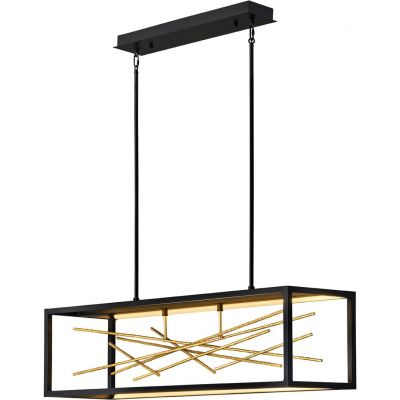Lampa wisząca 1x55 W czarna-złota QNSTYXLEDISLEBG Quintiesse Styx