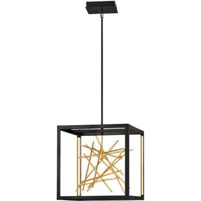 Lampa wisząca 1x48 W czarna-złota QNSTYXLEDPBG Quintiesse Styx