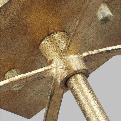 Lampa podsufitowa 4x40 W złota QNTHAYERSFADB Quintiesse Thayer