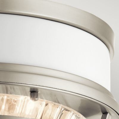 Lampa podsufitowa 2x40 W biała-nikiel QNTOLLISFBN Quintiesse Tollis