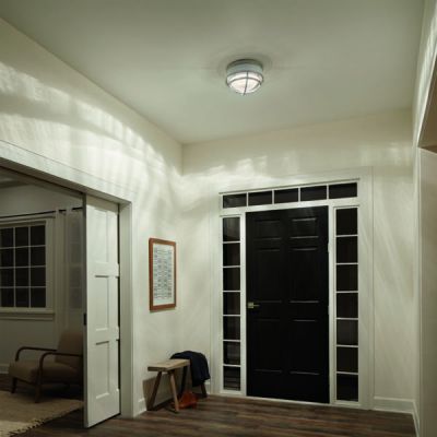 Lampa podsufitowa 2x40 W biała-nikiel QNTOLLISFBN Quintiesse Tollis