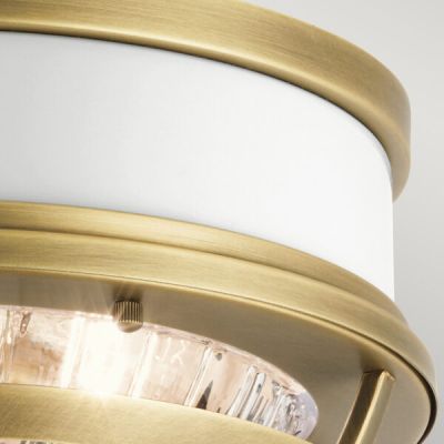 Lampa podsufitowa 2x40 W biała-mosiądz QNTOLLISFNBR Quintiesse Tollis