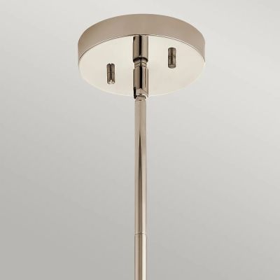 Lampa wisząca 1x60 W przezroczysta-nikiel QNTRIOCENTPPN Quintiesse Triocent