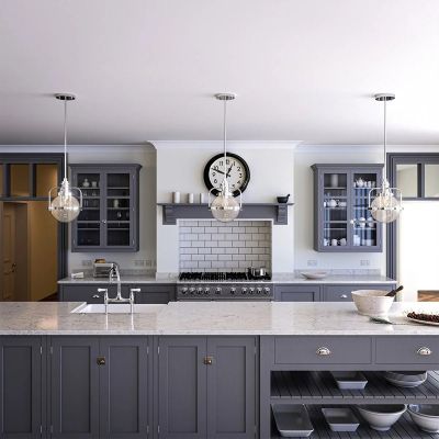 Lampa wisząca 1x60 W przezroczysta-nikiel QNTRIOCENTPPN Quintiesse Triocent