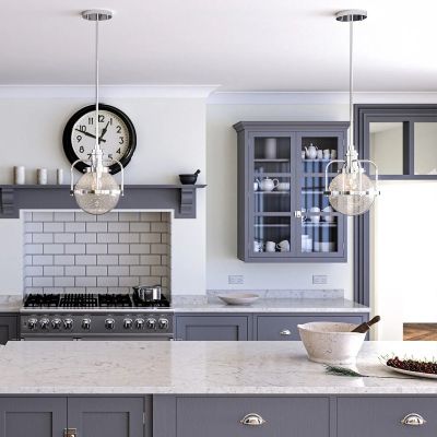 Lampa wisząca 1x60 W przezroczysta-nikiel QNTRIOCENTPPN Quintiesse Triocent