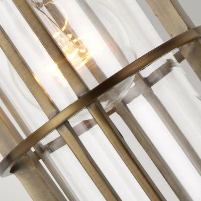 Lampa wisząca 1x60 W mosiądz-przezroczysta QNURBANRESTMP Quintiesse Urban Restoration