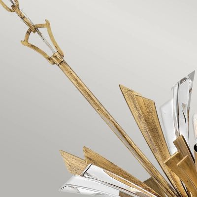 Lampa wisząca x40 W złota QNVIDA13PL Quintiesse Vida