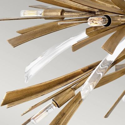 Lampa wisząca x40 W złota QNVIDA13PL Quintiesse Vida