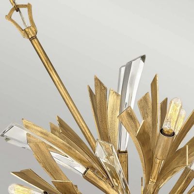 Lampa wisząca x40 W złota QNVIDA13PS Quintiesse Vida