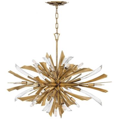 Lampa wisząca x40 W złota QNVIDA13PW Quintiesse Vida