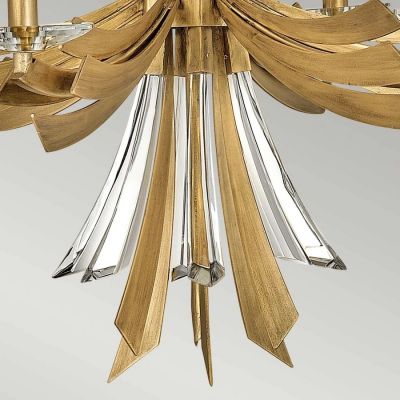 Lampa wisząca 6x40 W złota QNVIDA6 Quintiesse Vida