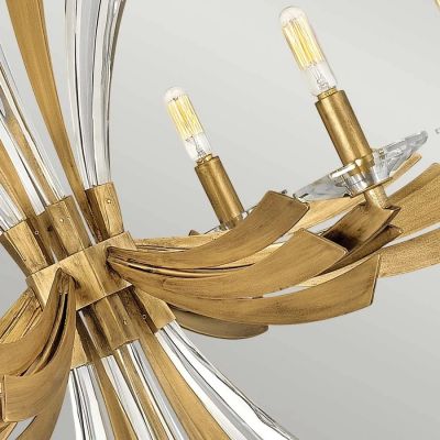 Lampa wisząca 6x40 W złota QNVIDA6 Quintiesse Vida