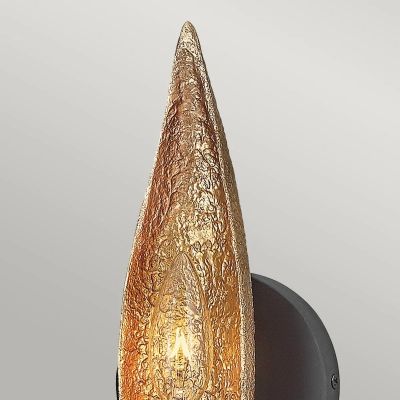 Kinkiet 1x40 W czarny-złoty QNWILLOW1CBK Quintiesse Willow
