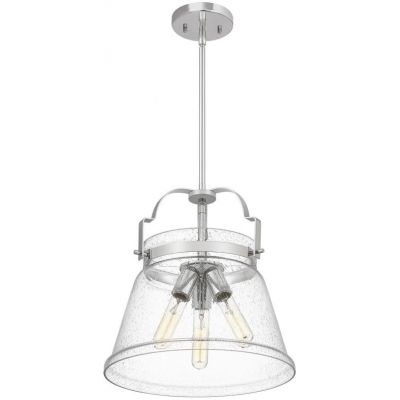 Lampa wisząca 3x60 W chrom-przezroczysta QNWIMBERLEYPPC Quintiesse Wimberley